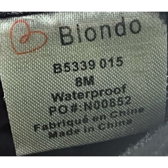 Blondo Womens 8 Idra Black Suede Side Zip Ankle Booties - Picture 11 of 11